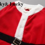 Christmas baby clothes santa claus costume for baby boys newborn bebe rompers for new year - Image 3