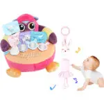 Christmas gifts mobile baby plush bed wind bells ring trolley high quality newborn educational toys plus frame haha mirror
