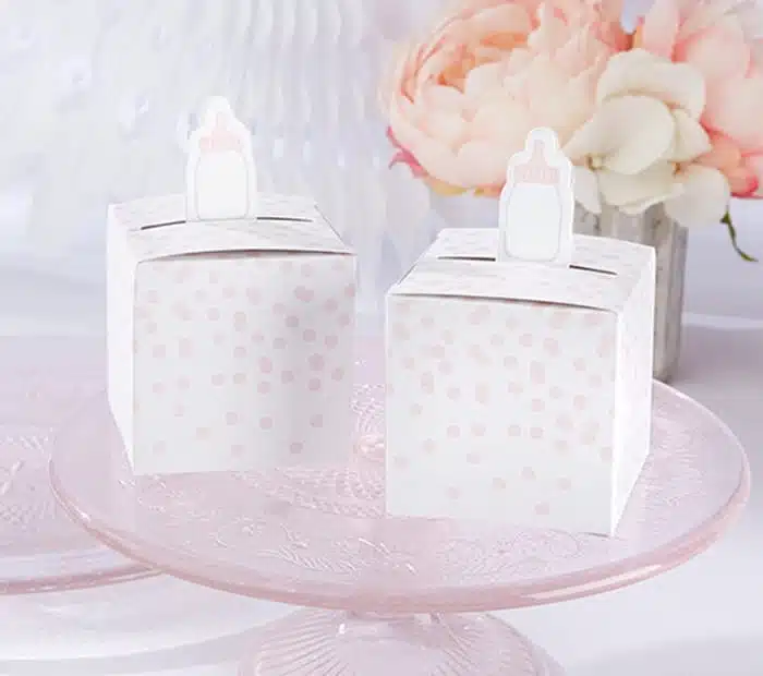 Classic Baby Bottle Favor Box Baby Shower Favor Bottle Favor Boxes For Baby Shower Favors 12pcs