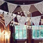 Cotton Fabric Banners Pennant Wedding Hanging Flag Bunting Decor Party Birthday Wedding Baby Shower Garland Tent Decor MA678809 - Image 2