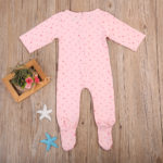 Cotton Toddler Kids Outfits Comfy Newborn Baby Girls Pink Cloud Print Footies Pajamas Sleepwear Pyjamas Clothes Playsuit - Image 5