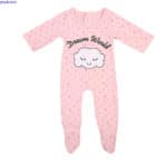 Cotton Toddler Kids Outfits Comfy Newborn Baby Girls Pink Cloud Print Footies Pajamas Sleepwear Pyjamas Clothes Playsuit - Image 6