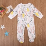 Cotton Toddler Kids baby Outfits Comfy Newborn Baby boys Girls cactus Print Footies Pajamas Sleepwear Pyjamas Clothes Playsuit - Image 3