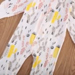 Cotton Toddler Kids baby Outfits Comfy Newborn Baby boys Girls cactus Print Footies Pajamas Sleepwear Pyjamas Clothes Playsuit - Image 4