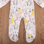 Cotton Toddler Kids baby Outfits Comfy Newborn Baby boys Girls cactus Print Footies Pajamas Sleepwear Pyjamas Clothes Playsuit - Image 5