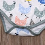 Cute Baby Boys Girls Clothes Cotton Bodysuits Jumpsuit Hat Cap Outfits Printed Cartoon Chick Baby Bodysuits with Hats 0-18Months - Image 6