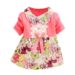 Cute Baby Girls Clothes Kid One-Piece Doll Collar Princess Lace Floral Dress