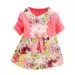 Cute Baby Girls Clothes Kid One-Piece Doll Collar Princess Lace Floral Dress