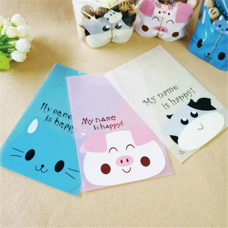 Cute Baby Shower Food Biscuit Cookie Wedding Favors Gift Event Party Supplies Packaging Bread Package Bakery Plastic Bag - Image 2