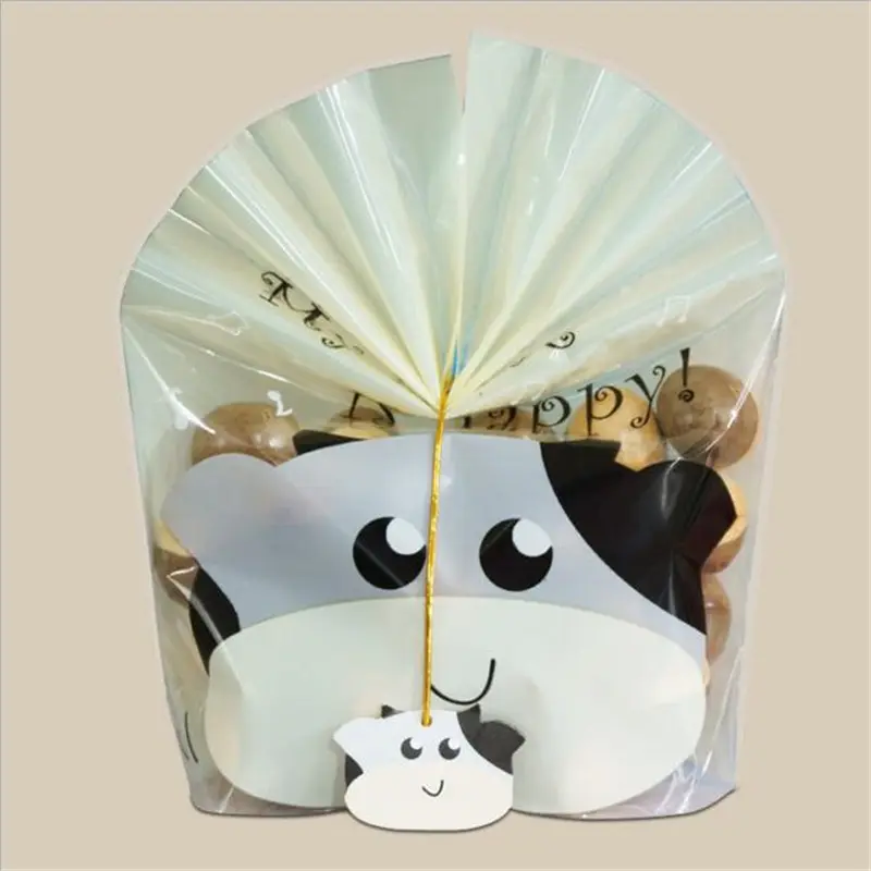 Cute Baby Shower Food Biscuit Cookie Wedding Favors Gift Event Party Supplies Packaging Bread Package Bakery Plastic Bag - Image 3