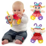 Cute Cartoon Animal Plush Toys Baby Infant Sound Paper and Teether Toys Rattles Bed Stroller High Quality Stuffed & Plush Animal - Image 2