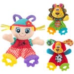 Cute Cartoon Animal Plush Toys Baby Infant Sound Paper and Teether Toys Rattles Bed Stroller High Quality Stuffed & Plush Animal