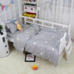 Green Grey Baby Bedding Crib Set Classic Nursery