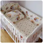 Green Grey Baby Bedding Crib Set Classic Nursery - Image 5