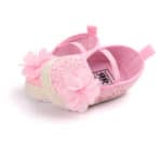 Cute Flower Kids Bebe Crib Sapatos Sweet Baby Newborn Toddler Girls Princess Mary Jane Shoes Spring Autumn Knitting First Walker - Image 4