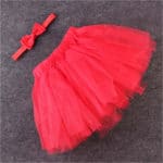 Cute Kids Girls Toddler Baby Bow Flower Tutu skirt Photography Princess clothes candy colors skirt+headband 2pcs W15 - Image 6