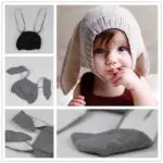 Cute Long Ears Rabbit Winter Baby Hat for Girl Boy Knit Warm Baby Bonnet Kid Cap Photography Props 4 Colors for 1-2 Years 1 PC - Image 2