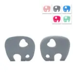 Cute Silicone Teething Toy Elephant 1pcs Teether Accessory Safe Eco Baby Holder Teether Large Toddler Chewie DIY Nursing