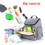 Designer mother backpack maternity bag multifunctional diaper bags storage baby care bag stroller bags nappy changing organizer - Image 5
