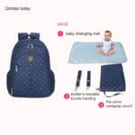 Diaper Bag For Mother Baby Bag Maternity Backpack Stroller Bag Multifunction Big Capacity Backpack Nappy Bag With 3pcs Gifts - Image 4