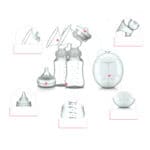 Double Electric breast pump enlargement Postpartum baby feeding Double breast pumps Breast milk suckers Convenient Free Shipping - Image 6