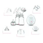 Double Electric breast pump enlargement Postpartum baby feeding Double breast pumps Breast milk suckers Convenient Free Shipping - Image 6