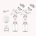 Double Side Electric breast pump baby milk pump nipple suction nipple pump breast feeding double bottle breast pump baby care - Image 4