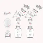 Double Side Electric breast pump baby milk pump nipple suction nipple pump breast feeding double bottle breast pump baby care - Image 4