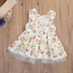 Dresses Baby Girl Flower Cute Mini Party Wedding Tulle Tutu 2017 New Flower Baby Girls Kids Princess Dress 0-3Y - Image 5