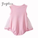 Fanfiluca Three Flower Baby Girl Dress Cotton Soft Lace Newborn Body Suit Baby Romper Clothes - Image 2