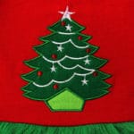 Fashion Baby Christmas Costume Red Cute Baby Girls Romper Infant Kids Tulle Outfits Bowknot Headband Toddler Girls Xmas Sunsuit - Image 5
