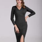 Fashion New Autumn Spring Maternity Dresses Vestidos Long Sleeve Slim Sweater Dress Pregnant Clothes Pregnancy Clothing B405 - Image 4