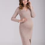 Fashion New Autumn Spring Maternity Dresses Vestidos Long Sleeve Slim Sweater Dress Pregnant Clothes Pregnancy Clothing B405 - Image 6