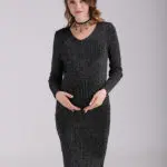 Fashion New Autumn Spring Maternity Dresses Vestidos Long Sleeve Slim Sweater Dress Pregnant Clothes Pregnancy Clothing B403 - Image 6