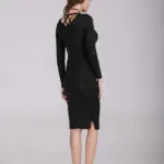 Fashion New Autumn Spring Maternity Dresses Vestidos Long Sleeve Slim Sweater Dress Pregnant Clothes Pregnancy Clothing B403 - Image 3