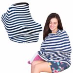 Flamingo Bird Baby Car Seat Canopy Cover INS Stroller Pram Blanket Multi-Use Stretchy Breastfeed Nursing Covers Fox Buggy Cover - Image 4