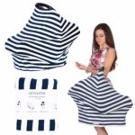 Flamingo Bird Baby Car Seat Canopy Cover INS Stroller Pram Blanket Multi-Use Stretchy Breastfeed Nursing Covers Fox Buggy Cover - Image 5