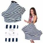 Flamingo Bird Baby Car Seat Canopy Cover INS Stroller Pram Blanket Multi-Use Stretchy Breastfeed Nursing Covers Fox Buggy Cover - Image 5