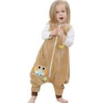 Flannel Warm Sleeping Children Overalls Prevent Kick Halloween Baby Blanket Sleepers Animal Feet Pajamas Christmas Kids Rompers - Image 2
