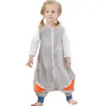 Flannel Warm Sleeping Children Overalls Prevent Kick Halloween Baby Blanket Sleepers Animal Feet Pajamas Christmas Kids Rompers - Image 4