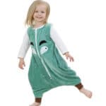 Flannel Warm Sleeping Children Overalls Prevent Kick Halloween Baby Blanket Sleepers Animal Feet Pajamas Christmas Kids Rompers - Image 6