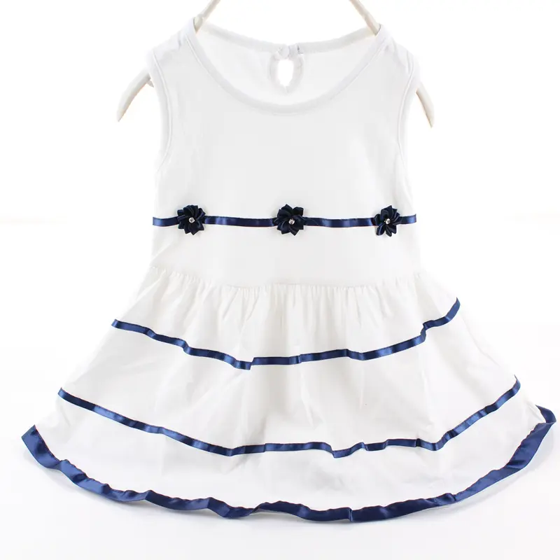 Flower Baby Dresses New Pink Girl Dress Summer Princess Infant Clothes Cotton Toddler Apparel Lovely Sleeveless Girls Clothing - Image 3
