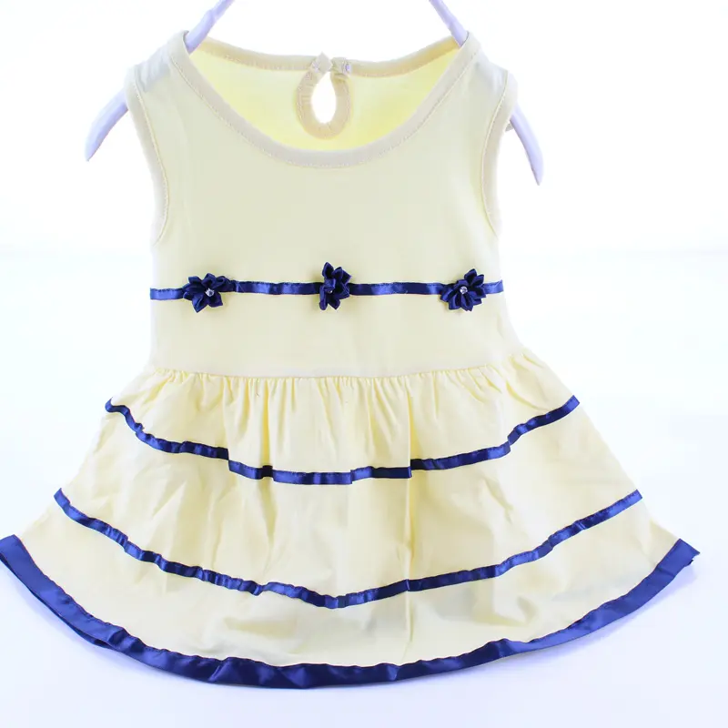 Flower Baby Dresses New Pink Girl Dress Summer Princess Infant Clothes Cotton Toddler Apparel Lovely Sleeveless Girls Clothing - Image 4