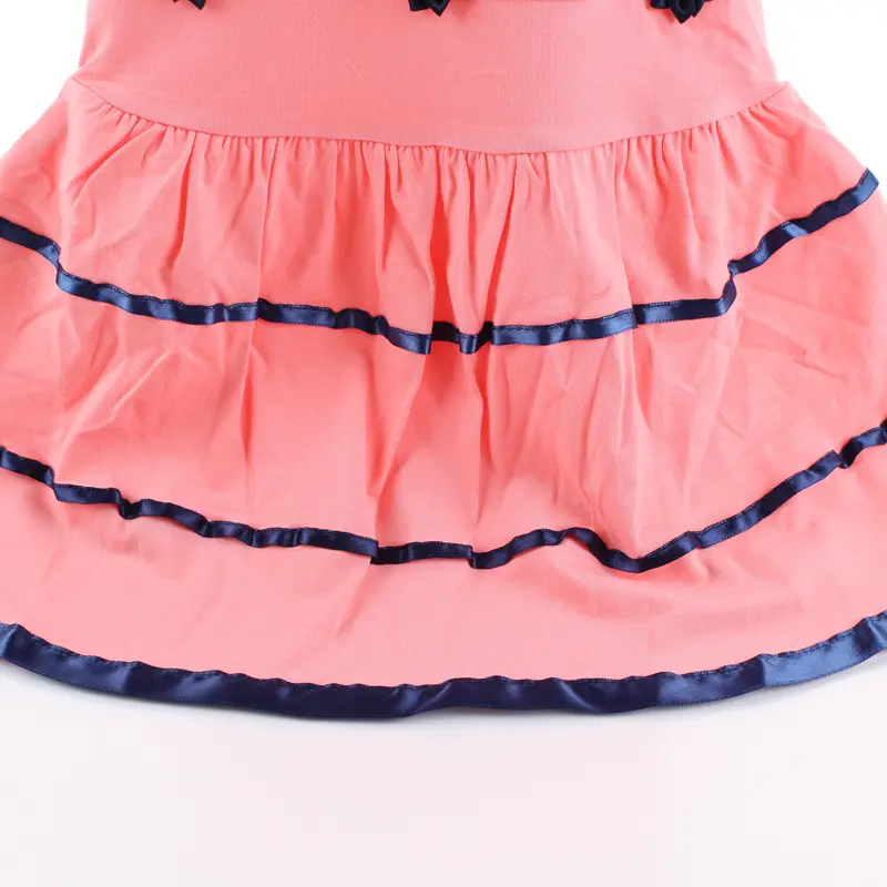 Flower Baby Dresses New Pink Girl Dress Summer Princess Infant Clothes Cotton Toddler Apparel Lovely Sleeveless Girls Clothing - Image 6