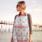Flower Breastfeeding Cover Nursing Covers Shawl Breast Feeding Covers Flower Printed Nursing Covers For Feeding Baby Sweet Infan - Image 3