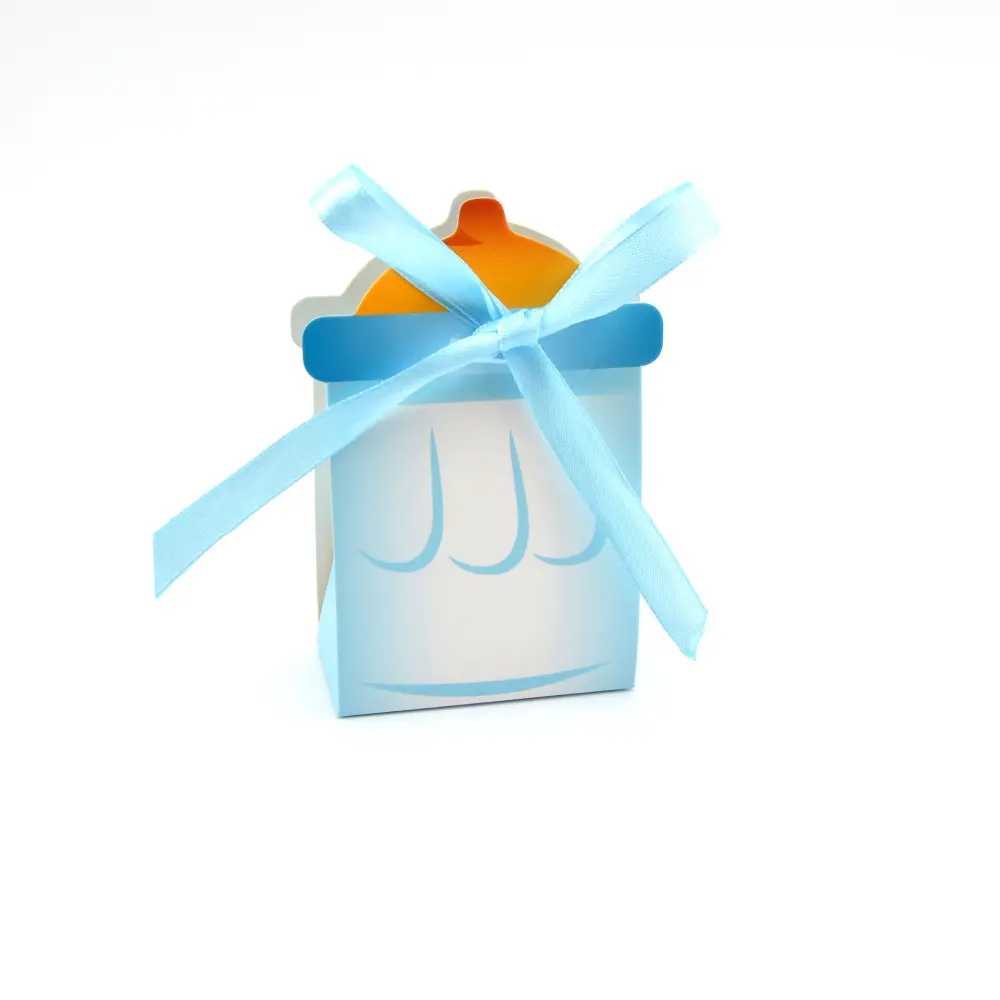 Free Shipping 12pcs Nipple Bottle Baby Shower Favors Baptism Nursery Party Favors Christening Gift Box Birthday Party Supplies - Image 2
