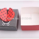 Free Shipping 20X Baby Shower Favor "Cute as a Bug" 3-D Wing Ladybug Baby Shower Favors Birthday Party Boxes Wedding Box - Image 4