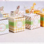 Free Shipping 60PCS Baby Shower Favors Box Safari Animal Wild Favor Box Candy Box Souvenir Boy/Girl Kids Event & Party Supplies