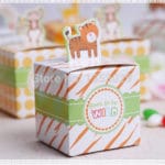 Free Shipping 60PCS Baby Shower Favors Box Safari Animal Wild Favor Box Candy Box Souvenir Boy/Girl Kids Event & Party Supplies - Image 3