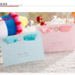 Free Shipping 6pcs/Lot Lovely Invitation Cards 3D Cartoon Baby Shower Invitation Card Baby First Birthday Favor Invitation Card - Image 5